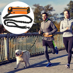 Hands-Free Pet Running Leash Waist Bag Combo