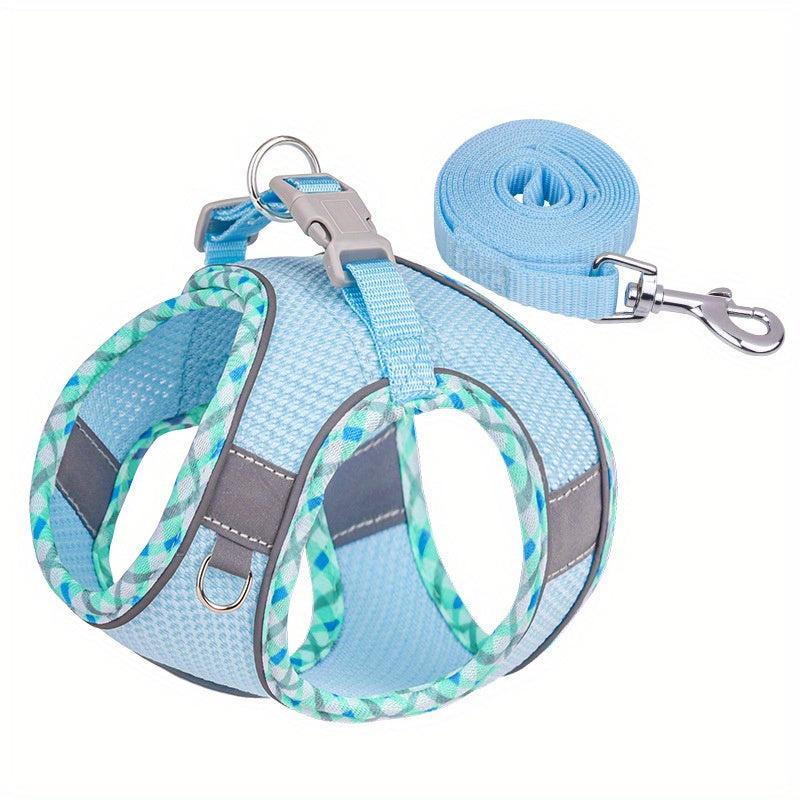 Reflective & Breathable Pet Chest Strap Vest for Safe Adventures