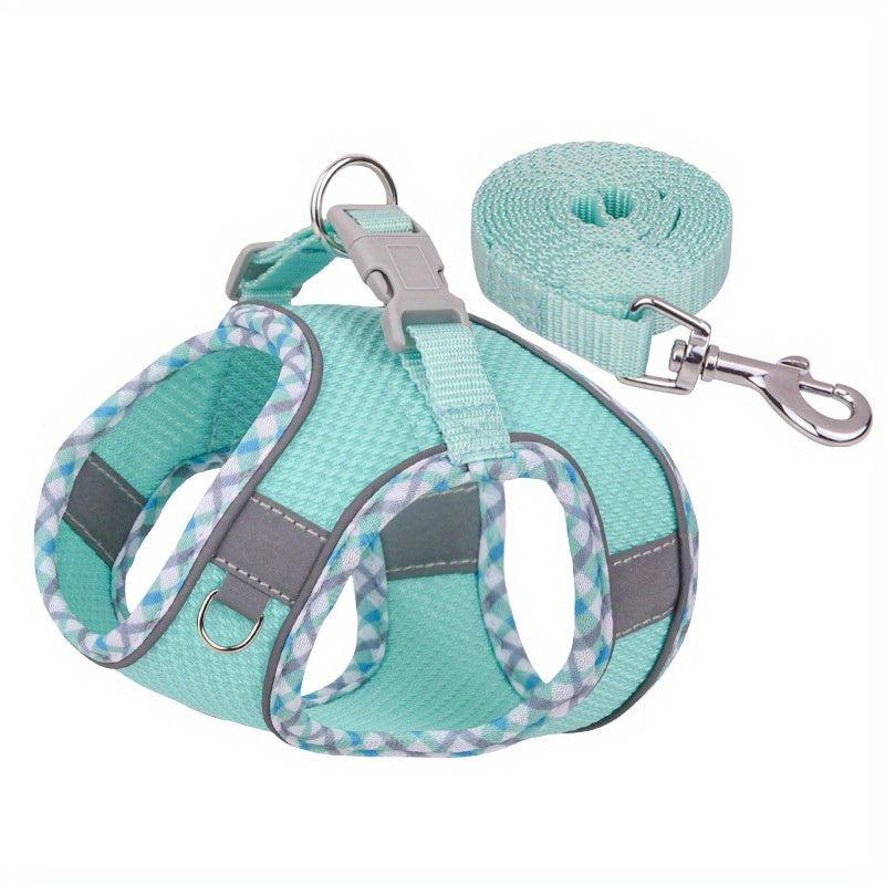 Reflective & Breathable Pet Chest Strap Vest for Safe Adventures
