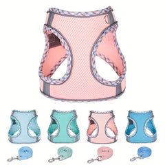 Reflective & Breathable Pet Chest Strap Vest for Safe Adventures