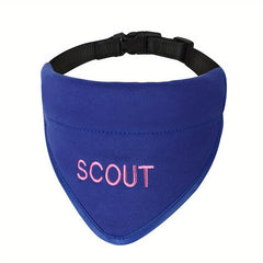 Personalized Dog Bandana with Name Embroidered