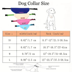 Personalized Dog Bandana with Name Embroidered