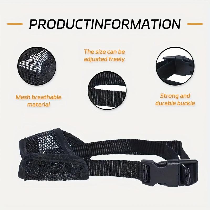 Dog Mouth Cover Drinkable Pet Small Medium Dog Mask