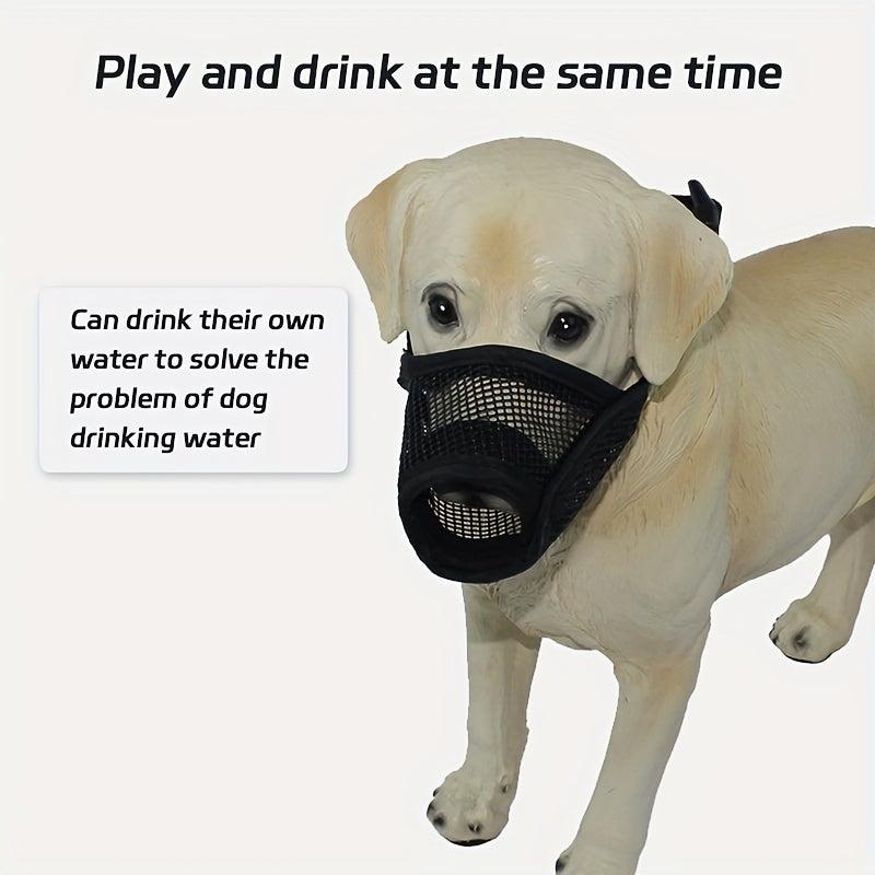 Dog Mouth Cover Drinkable Pet Small Medium Dog Mask