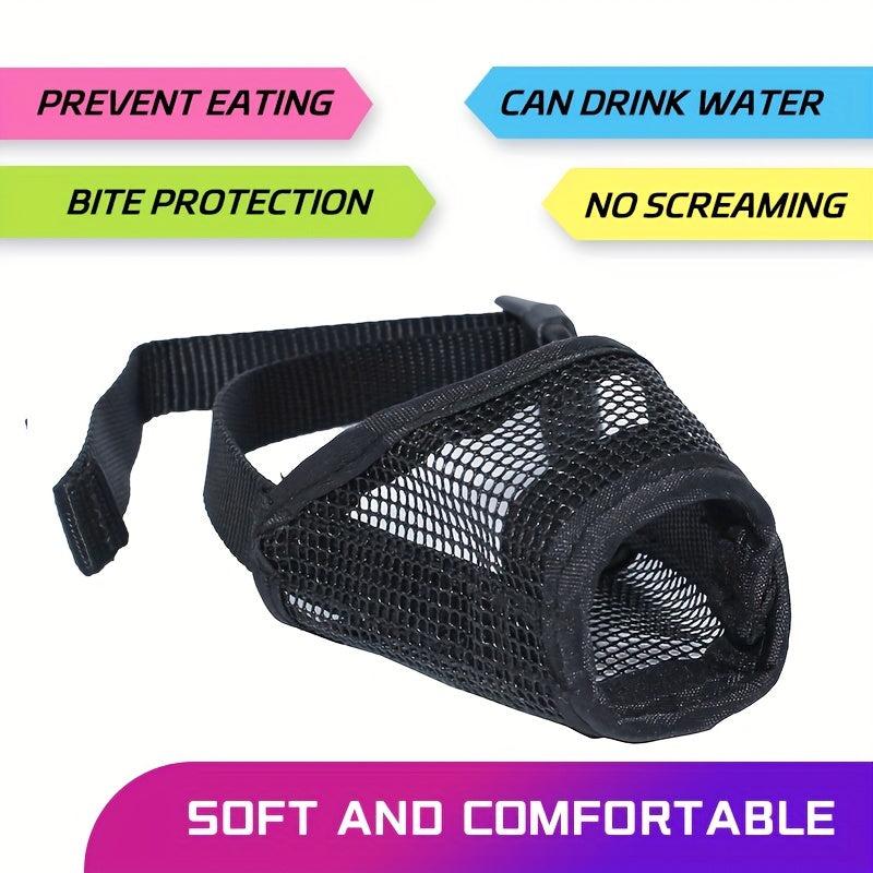 Dog Mouth Cover Drinkable Pet Small Medium Dog Mask