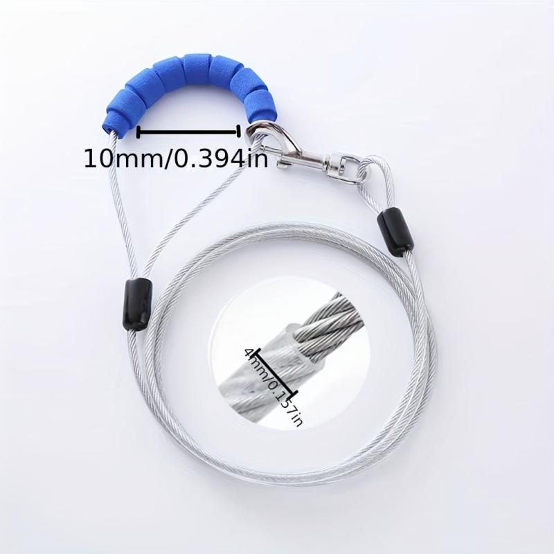 Chew Proof Dog Leash - Durable Wire Leash for Small, Medium & Large Dogs