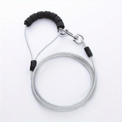 Chew Proof Dog Leash - Durable Wire Leash for Small, Medium & Large Dogs