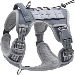 Dog Harness No Pulling Front Clip Leash Reflective Vest For Dogs Camo