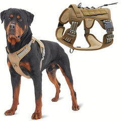 Dog Harness No Pulling Front Clip Leash Reflective Vest For Dogs Camo