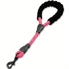 JOYTALE Reflective Padded Short Leash for Medium and Large Dogs