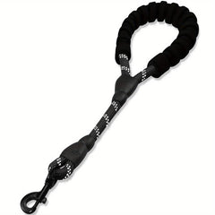 JOYTALE Reflective Padded Short Leash for Medium and Large Dogs