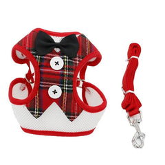 Dog Vest Harness And Leash Set Small Dog Walking Breathable Step-in