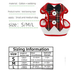 Dog Vest Harness And Leash Set Small Dog Walking Breathable Step-in