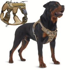 Large Dog Tactical Harness Reflective Easy Control Pet Vest