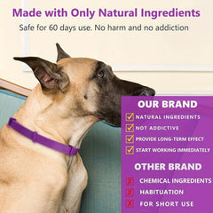 Effective Safe Calming Collar For Cats Dogs Adjustable Dog Collar Anxiety Relief