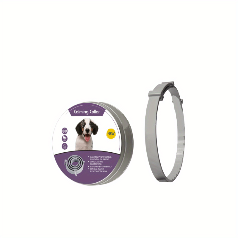 Effective Safe Calming Collar For Cats Dogs Adjustable Dog Collar Anxiety Relief