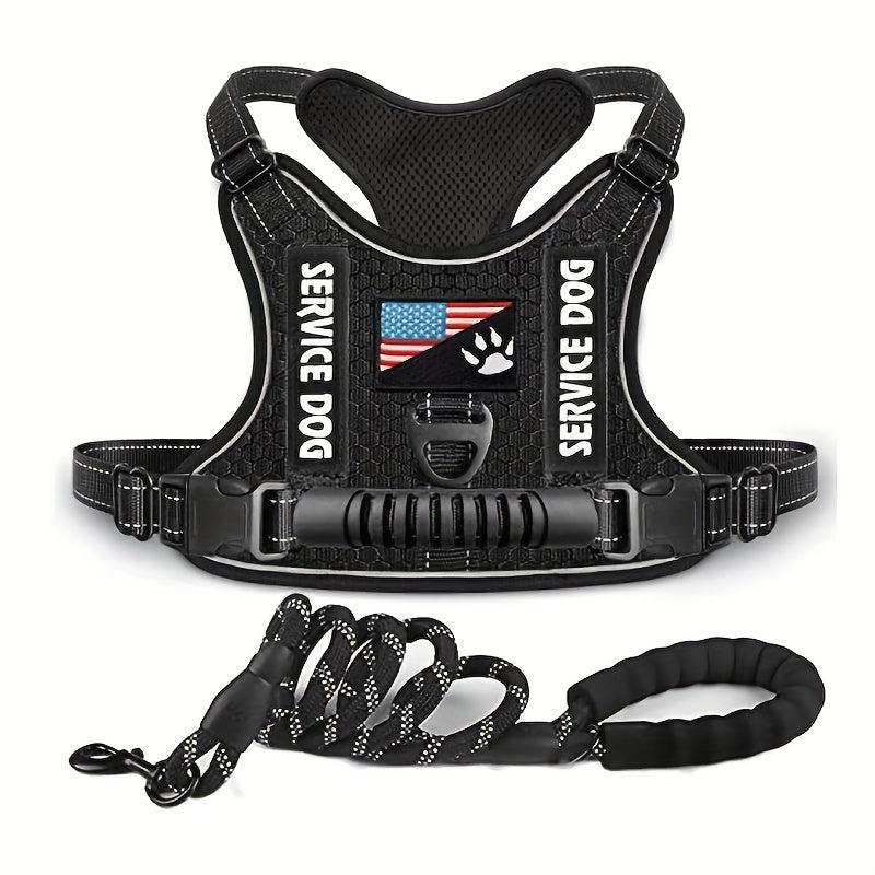 Reflective No Pull Pet Harness & Leash Set for Dogs