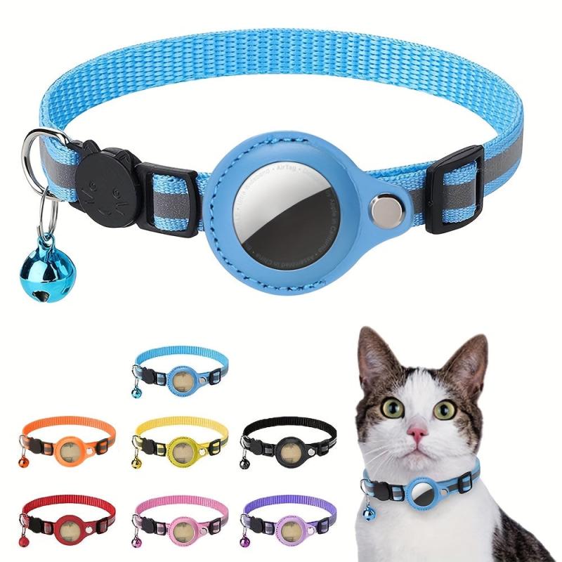 Anti Lost Cat Collar with AirTag Holder Case