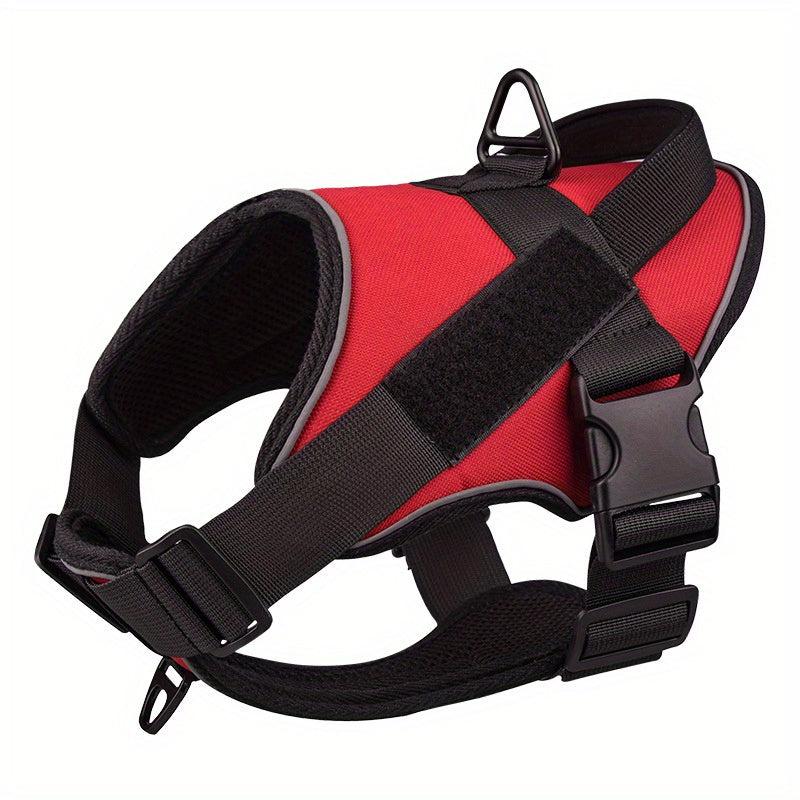 No Pull Military Dog Vest Reflective Service Dog Harness for Large Dogs Training