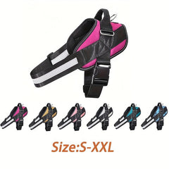 Adjustable Padded Dog Harness Reflective No Choke Pet Vest Leash Set