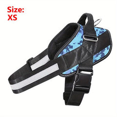 Adjustable Padded Dog Harness Reflective No Choke Pet Vest Leash Set