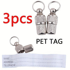 3 Custom Pet ID Tags Keep Your Pet Safe & Secure