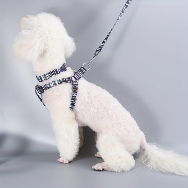 Geometric Pattern Pet Collar Bohemian Ethnic Style Dog Collar