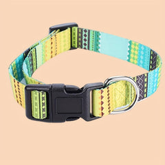 Geometric Pattern Pet Collar Bohemian Ethnic Style Dog Collar
