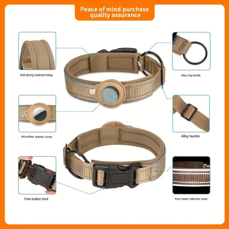 Protective Cover Dog Collar for Airtag Tracker
