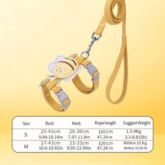 Adjustable Cat Harness & Leash Set Escape Proof I-Shaped Soft Vest