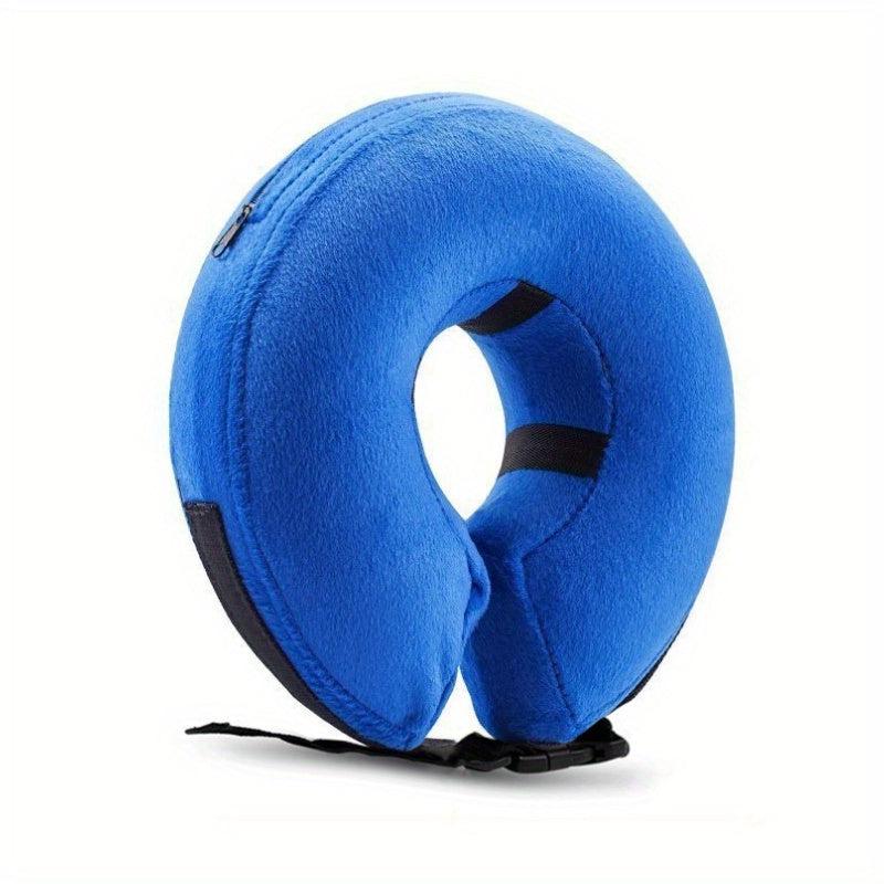 Inflatable Pet Elizabethan Collar for Neck Wounds & Scratches