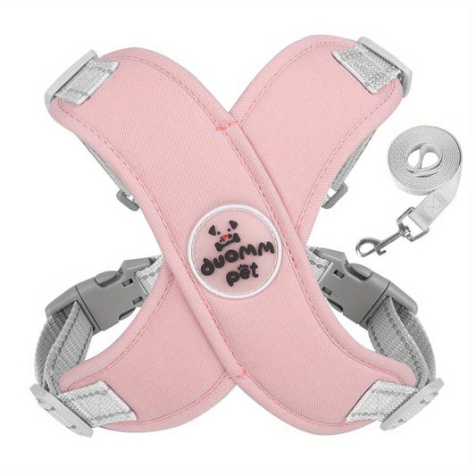 Pet Chest Strap Dog Harness And Leash Set For Small And Medium Dogs