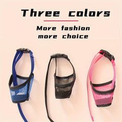 Soft Mesh Dog Muzzle for Small to Medium Dogs