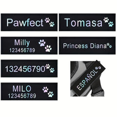 2pcs Custom Dog Patches Personalized & Removable Tactical Paw Patches
