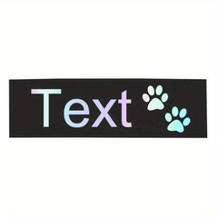 2pcs Custom Dog Patches Personalized & Removable Tactical Paw Patches