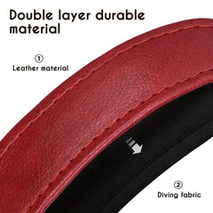 Custom Soft Leather Dog Collar with Metal Buckle for Small and Medium Dogs