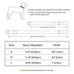 Custom Soft Leather Dog Collar with Metal Buckle for Small and Medium Dogs