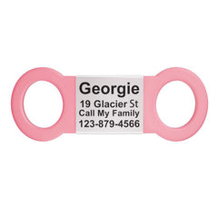 Engraved Pet ID Tags No Noise Durable Cat ID Tags