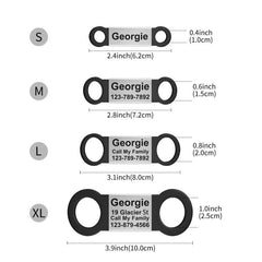 Engraved Pet ID Tags No Noise Durable Cat ID Tags
