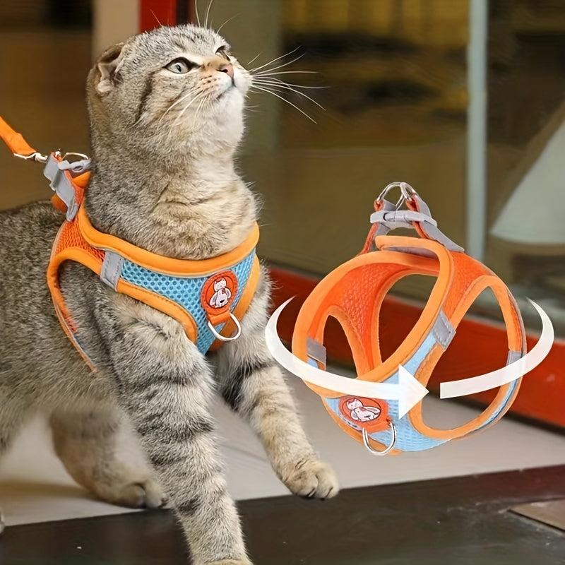 Reflective Cat Chest Leash No Pull Vest Harness for Pets
