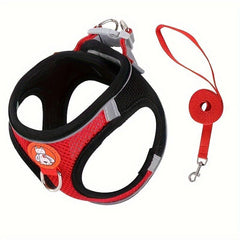 Reflective Cat Chest Leash No Pull Vest Harness for Pets