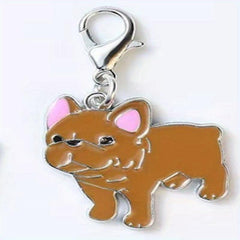 French Bullfighting Dog Collar Pendant And Keychain Set