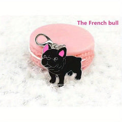 French Bullfighting Dog Collar Pendant And Keychain Set