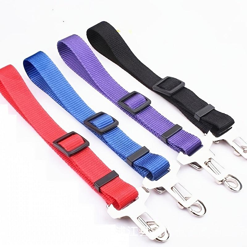 Adjustable Pet Car Seat Belt Harness for Dogs and Cats