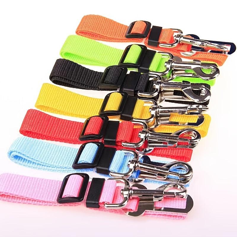 Adjustable Pet Car Seat Belt Harness for Dogs and Cats