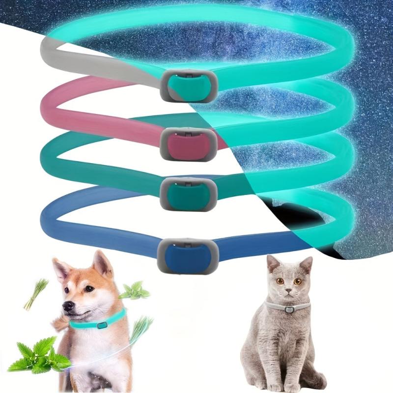 Adjustable Quiet Pet Collar Anxiety Relief for Dogs Cats