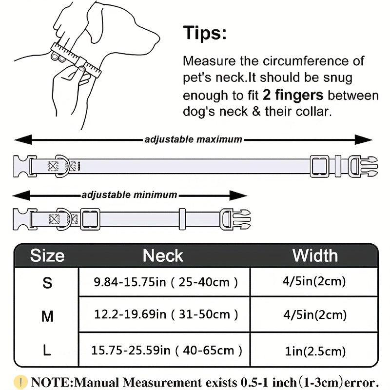 Christmas Dog Collar for Small Medium Large Dogs