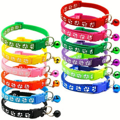 Stylish Cat Collars with Quick Release Buckle and Bells