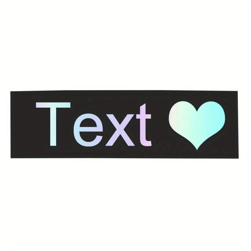 Personalized Dog Patches for Harness Love Pat - 2pcs