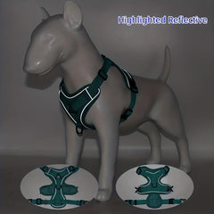 Reflective Dog Chest Strap w/ Rope Leash for Small & Medium Dogs